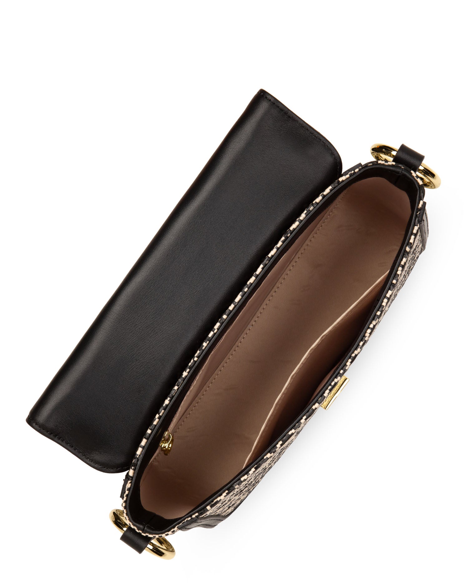 handle entrelacé #couleur_noir beige