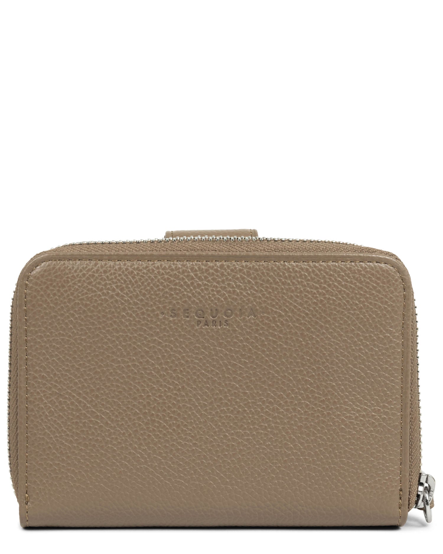 Handle First zipped wallet • SEQUOIA •