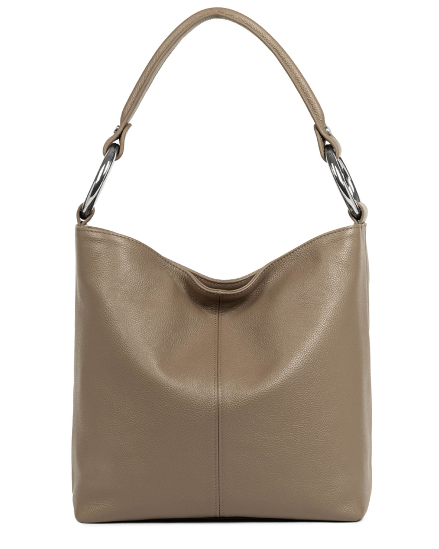 M Handle First Bucket Bag • SEQUOIA •