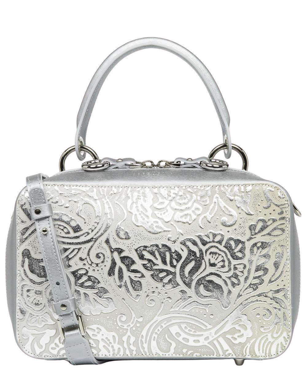 cube dot #couleur_argent fleuri